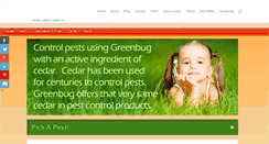 Desktop Screenshot of greenbugallnatural.com